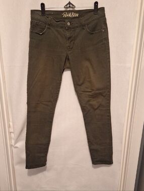Old Navy Olive Skinny Jeans - Stretch Slim Fit